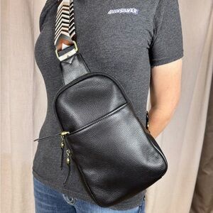 HOBO International Cass Sling with Chevron Strap
